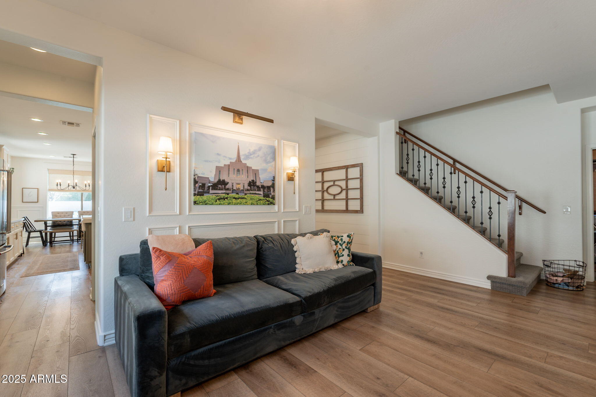 3931 East Weather Vane Road Gilbert, AZ 85296 - Photo 10 of 83 a living room with furniture and wooden floor