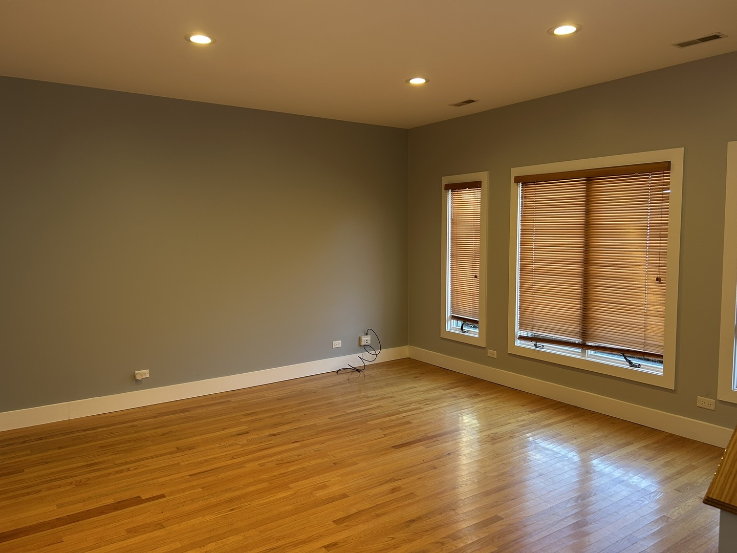 9207 Gerritsen Avenue, Unit 9207 Brookfield, IL 60513 - Photo 4 of 24 a view of an empty room with wooden floor and a window