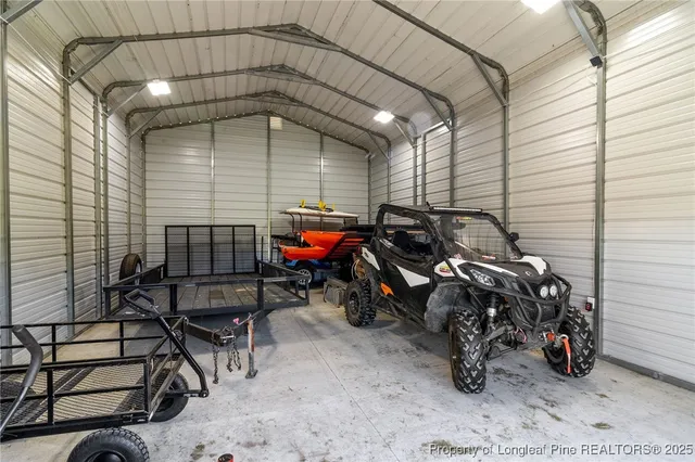 a view of car garage