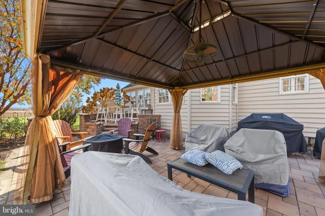 a view of outdoor seating