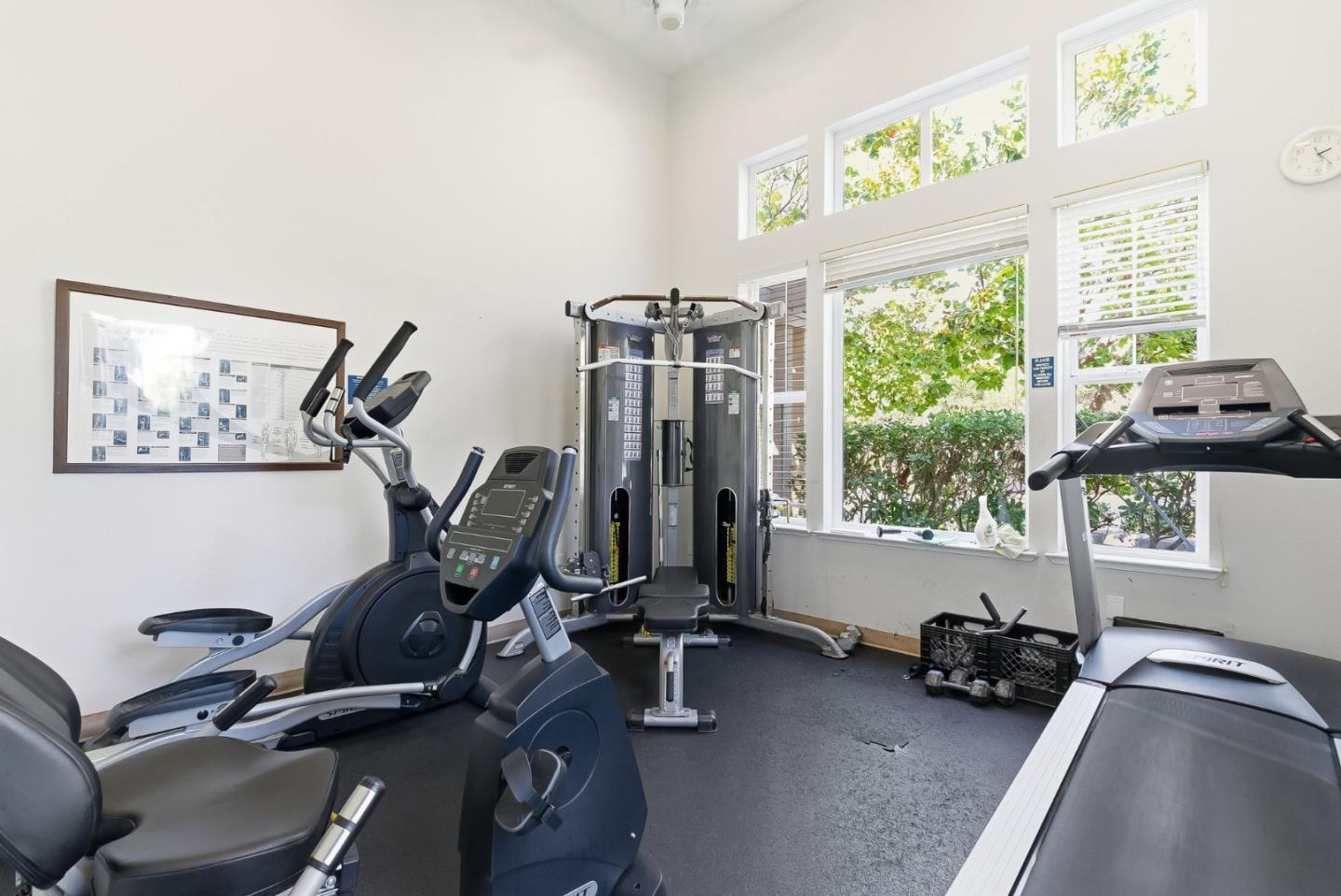 121 Cliff Swallow Court Brisbane, CA 94005 - Photo 46 of 50 a view of a room with gym equipment