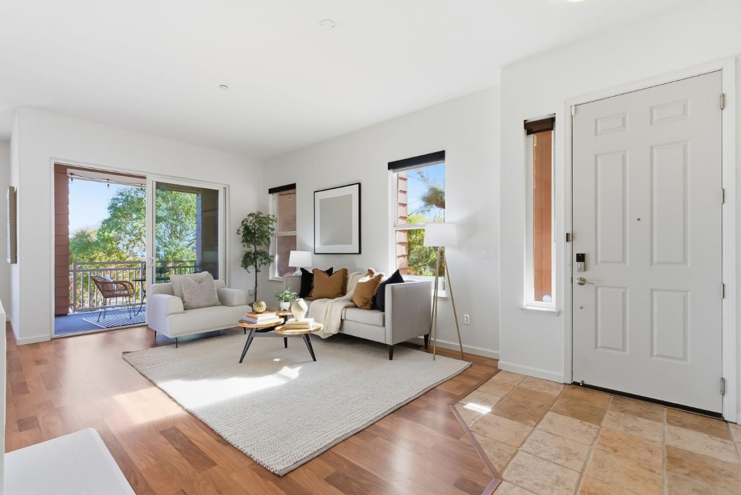121 Cliff Swallow Court Brisbane, CA 94005 - Photo 5 of 50 a living room with furniture and a large window