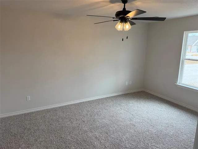 a window in an empty room