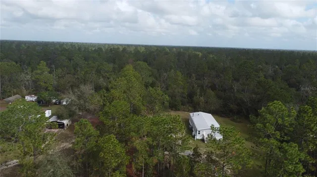 a aerial view of a house