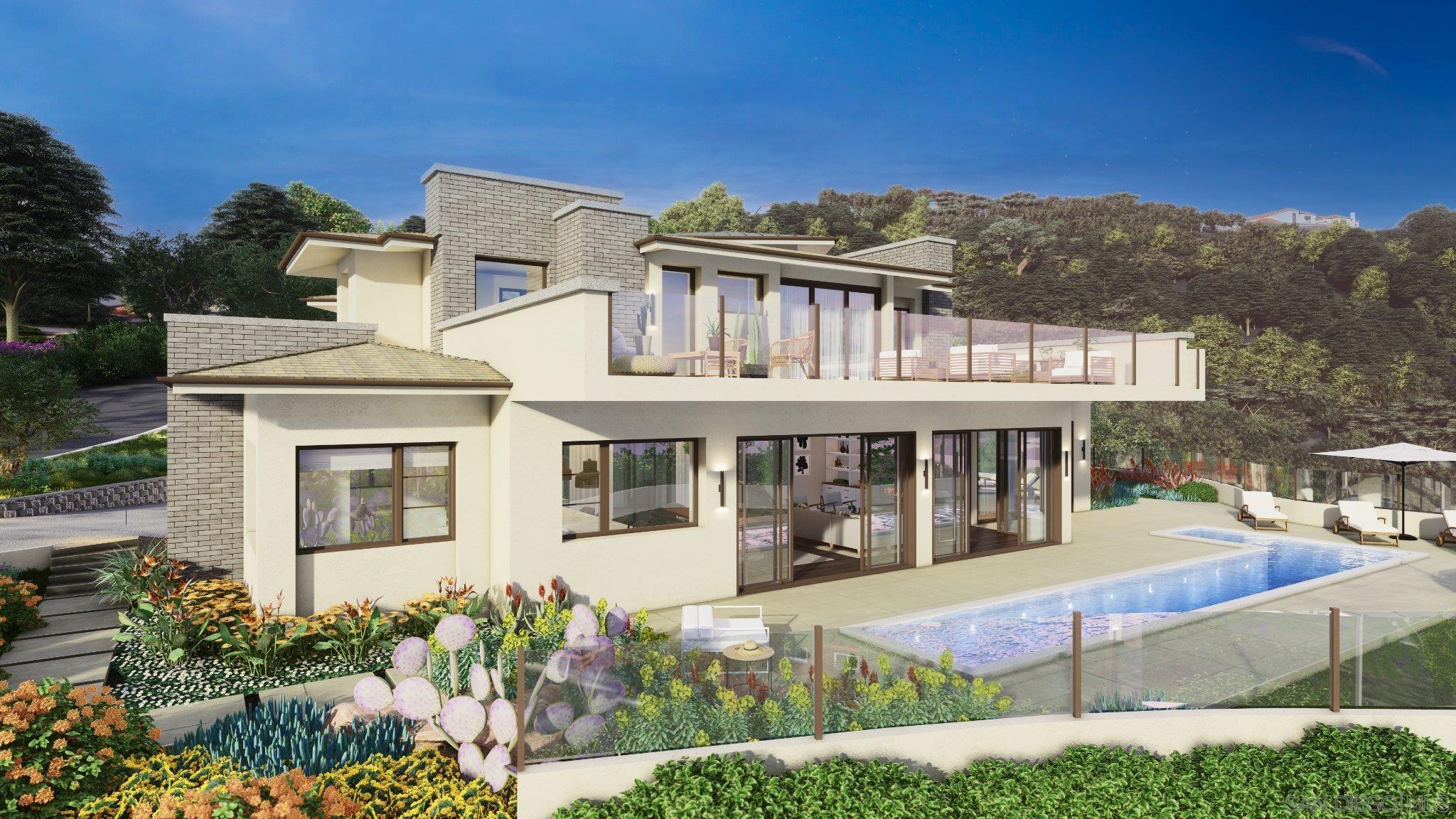 0 Camino De Arriba, Unit 148 Rancho Santa Fe, CA 92067 - Photo 17 of 17 a front view of a house with a garden