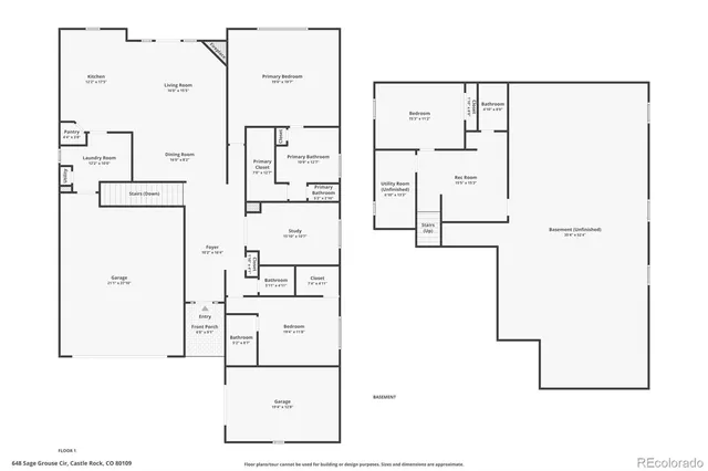 $795,000 | 648 Sage Grouse Circle, Castle Rock, CO 80109