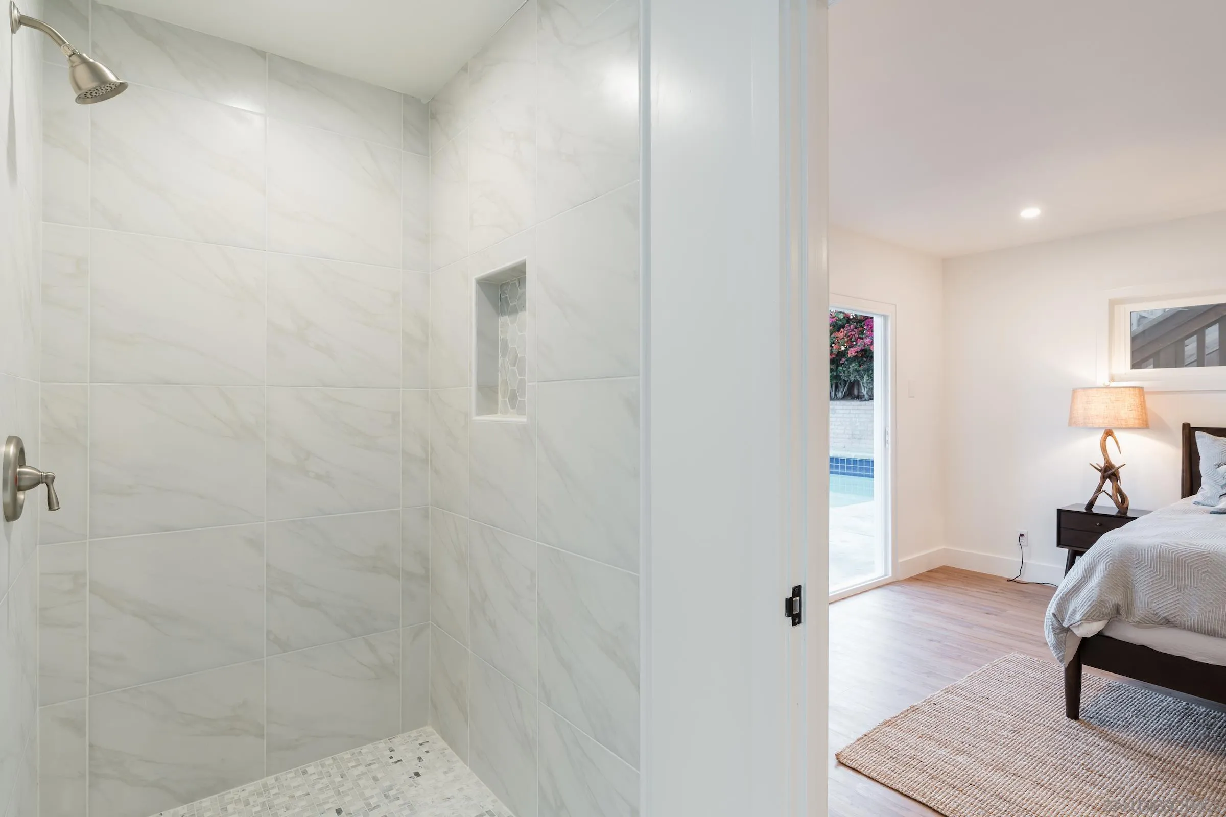 932 West Ranch Road San Marcos, CA 92078 - Photo 17 of 26 a bedroom with a bed and wooden floor
