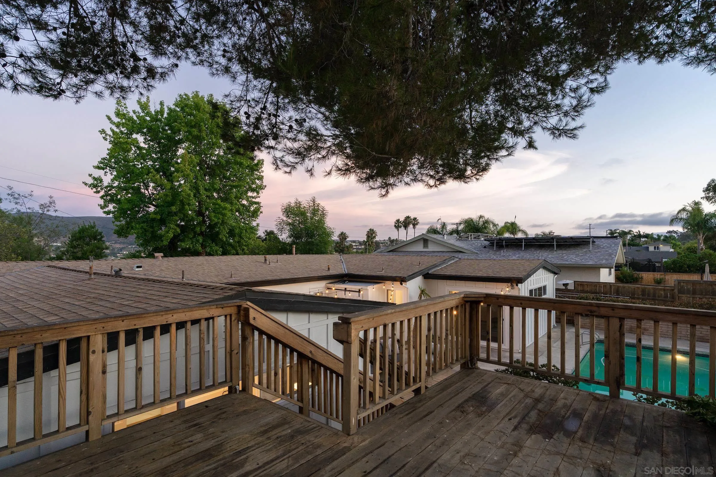932 West Ranch Road San Marcos, CA 92078 - Photo 23 of 26 a view of deck with wooden floor and fence