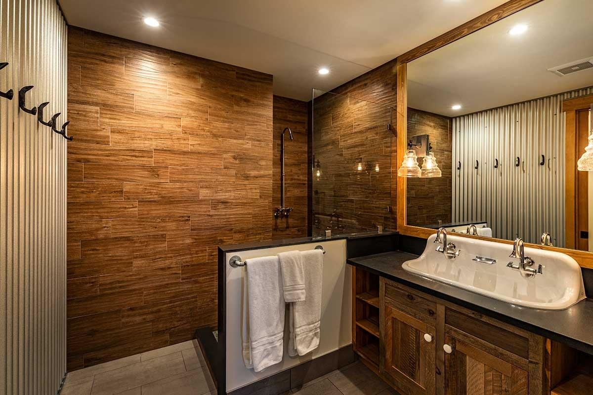 8249 Ehrman Drive Truckee, CA 96161 - Photo 15 of 21 a bathroom with a sink and a mirror