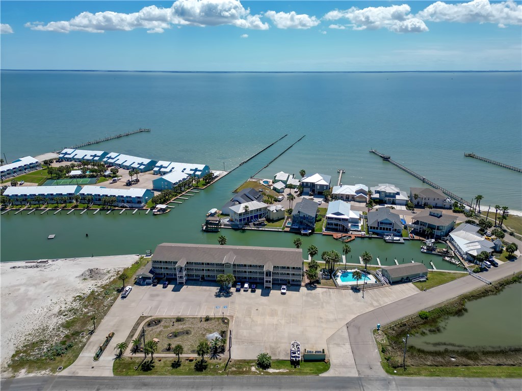 2290 North Fulton Beach Road, Unit 214 Rockport, TX 78382 - Photo 15 of 29 an aerial view of a house