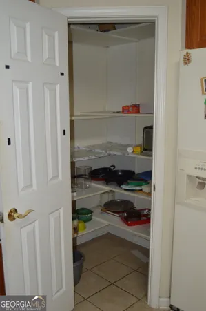 a room with storage and utility