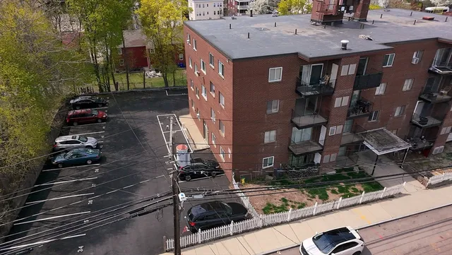 a view of a house with a patio
