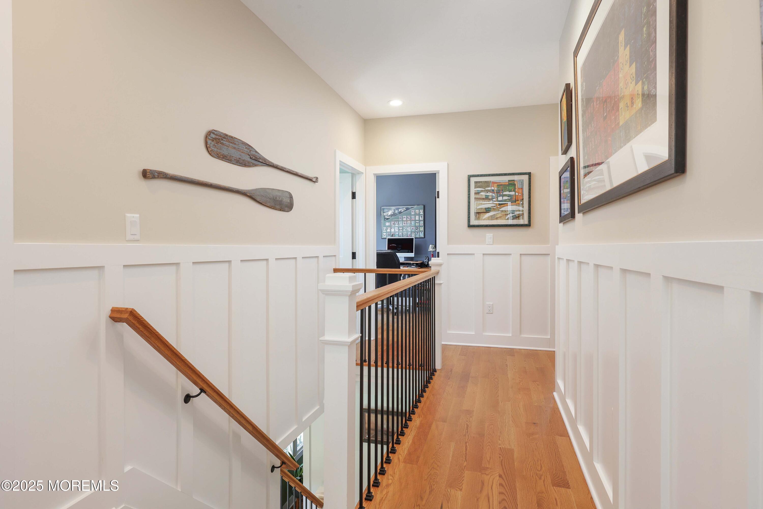 41 Forrest Avenue Rumson, NJ 07760 - Photo 11 of 32 a view of a hallway with wooden floor
