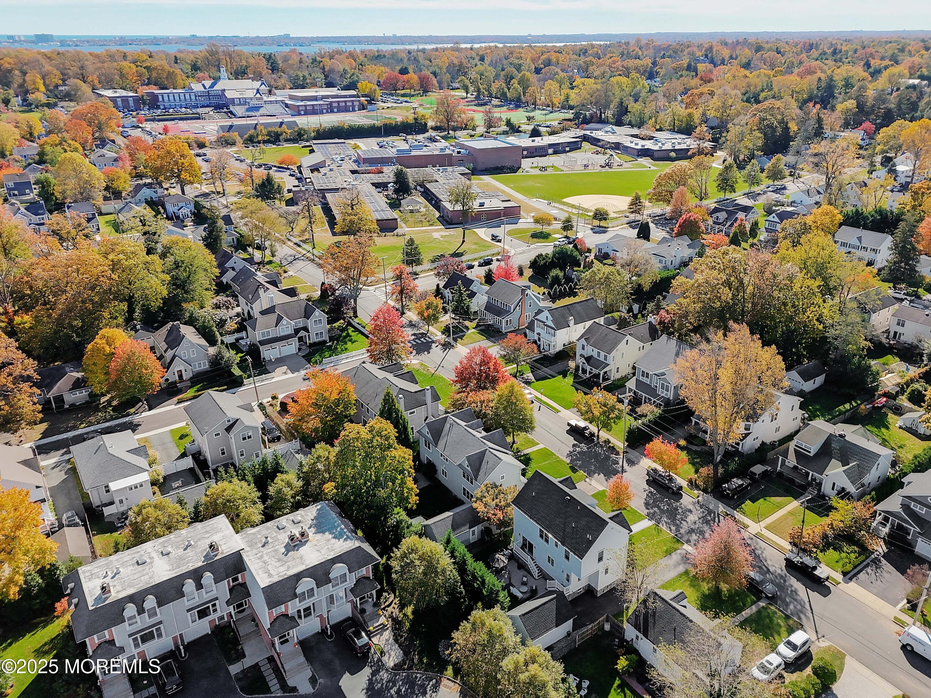 41 Forrest Avenue Rumson, NJ 07760 - Photo 31 of 32 an aerial view of residential houses with outdoor space