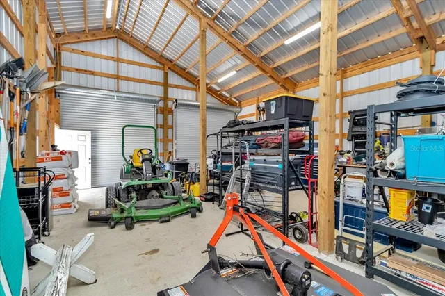 a view of a field with a view of a big yard