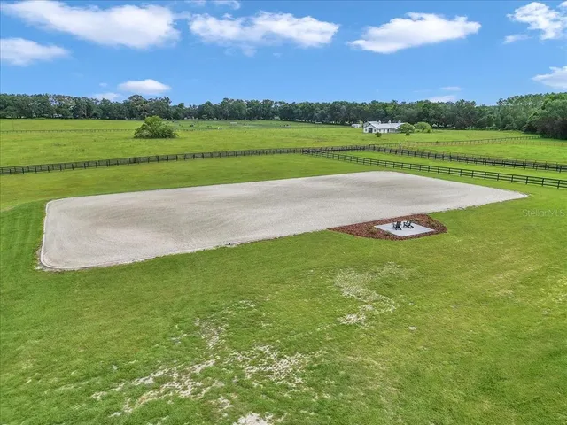 a view of a lake with outdoor space