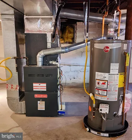 a view of water heater room