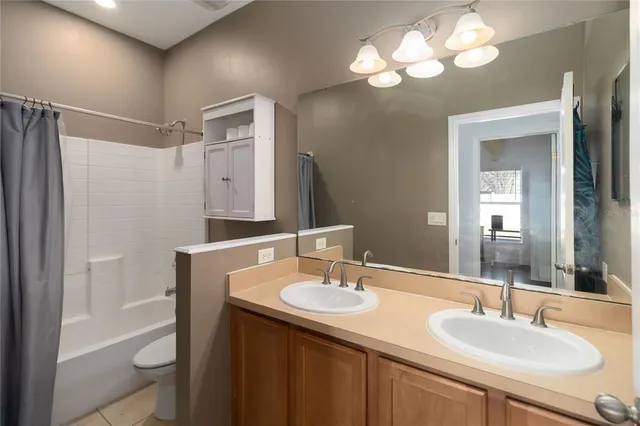 a workspace with furniture and wooden floor