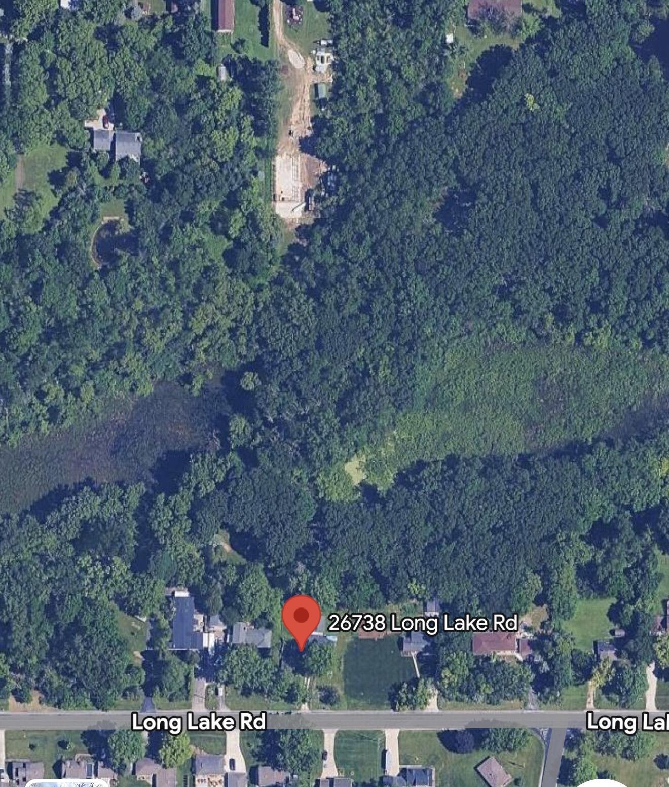 26738 Long Lake Road Norway, WI 53185 - Photo 6 of 7 overhead 2 acre view