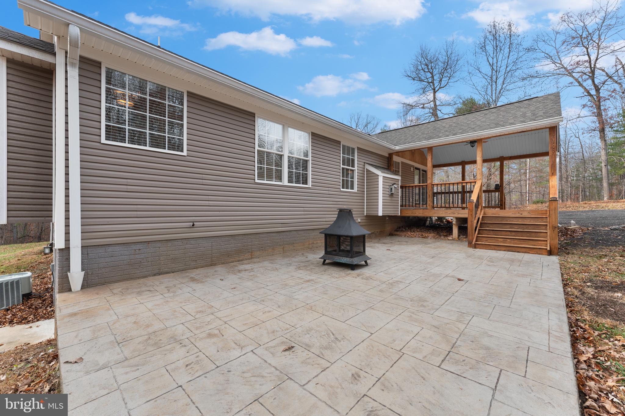 1522 Meander Run Road Locust Dale, VA 22948 - Photo 52 of 63 Stamped concrete area off covered porch