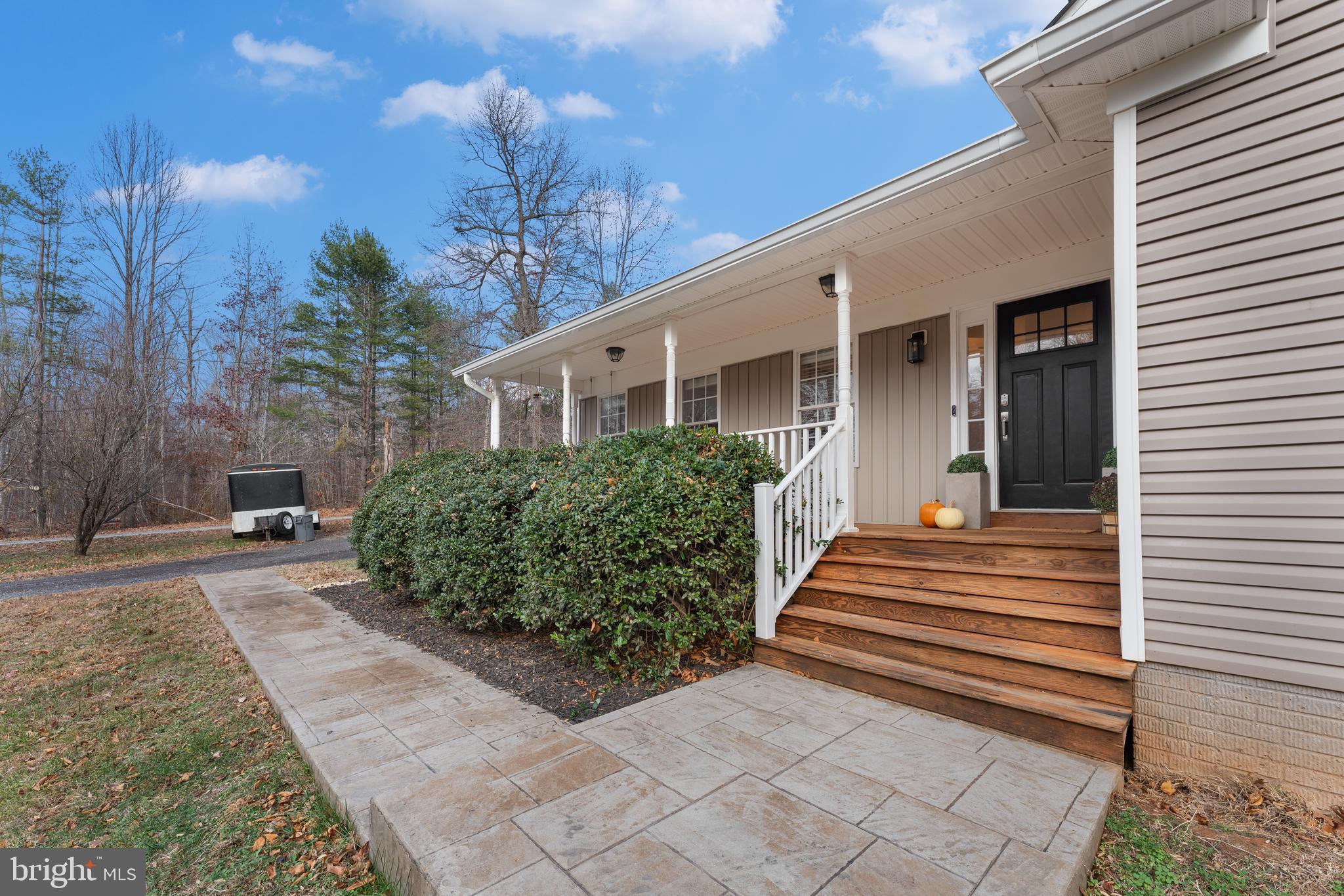 1522 Meander Run Road Locust Dale, VA 22948 - Photo 7 of 63 Stamped concrete front walkway