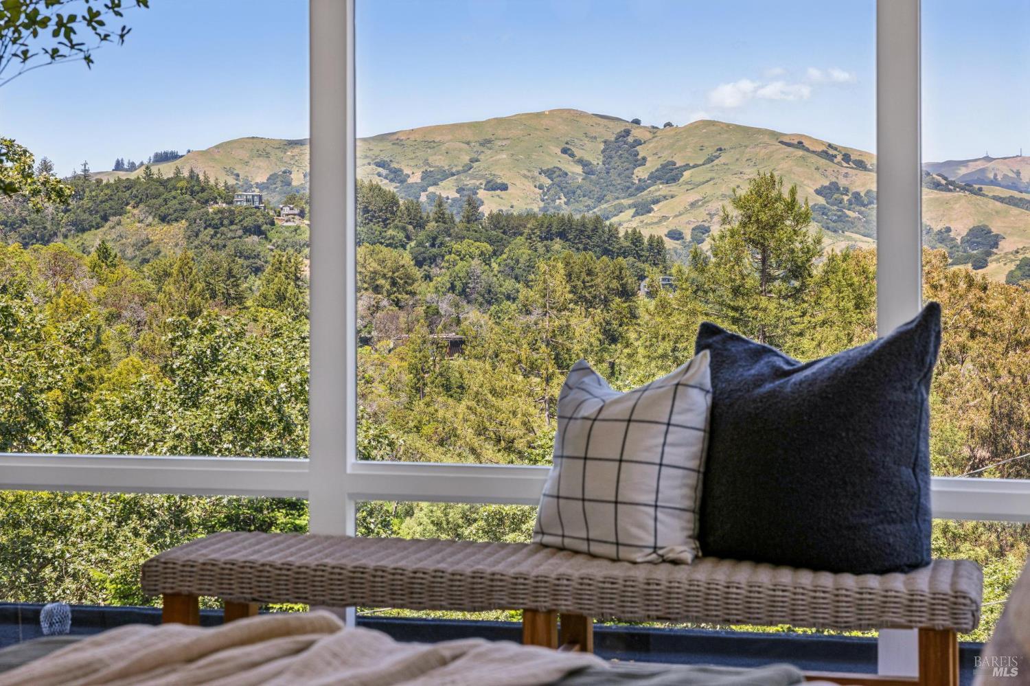 485 Scenic Road Fairfax, CA 94930 - Photo 50 of 75 a view of a city from a balcony