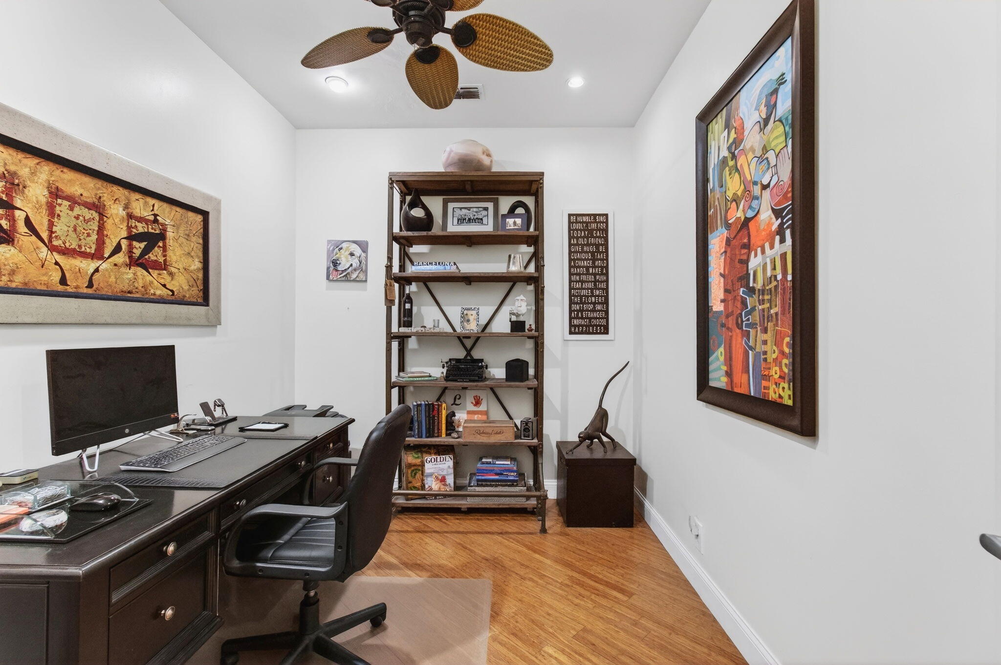 23145 Via Stel Boca Raton, FL 33433 - Photo 35 of 72 a view of a workspace with furniture and a window