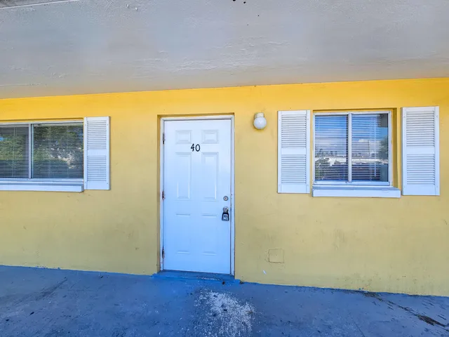 a view of front door