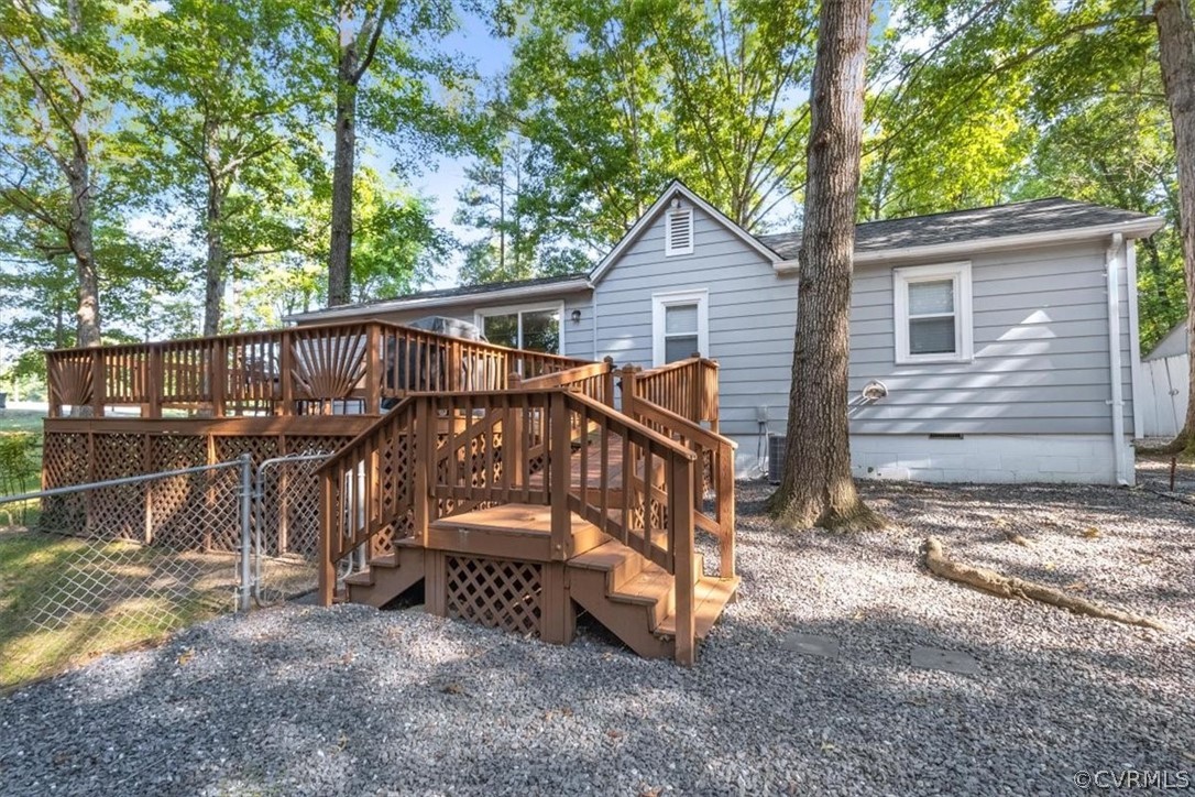 4101 Courthouse Road Chesterfield, VA 23236 - Photo 23 of 30 a view of a house with a yard and wooden fence