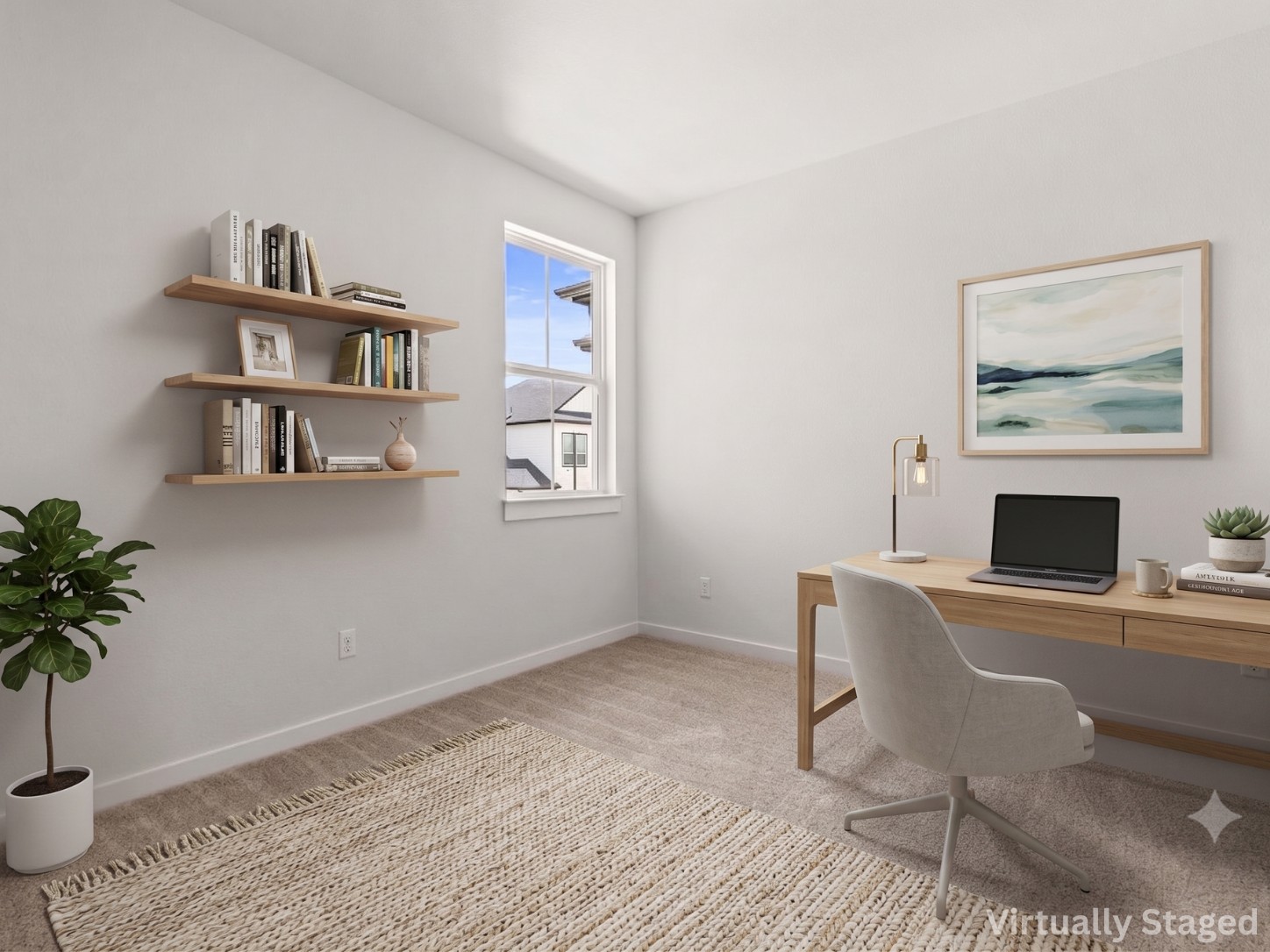 2600 Gattis School Road, Unit 1005 Round Rock, TX 78664 - Photo 6 of 40 An airy office space offers built-in shelving and ample natural illumination for productivity.