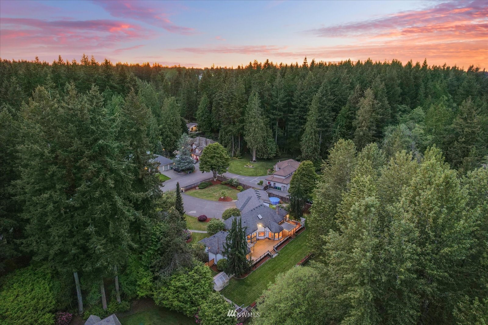 13629 3rd Drive Southeast Everett, WA 98208 - Photo 3 of 40 a view of a city with lush green forest