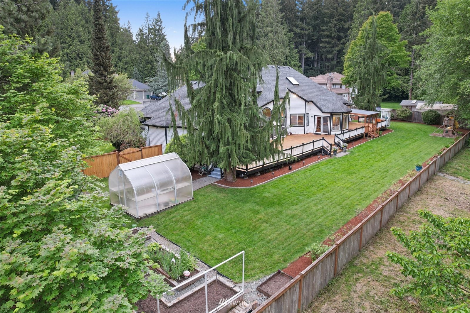 13629 3rd Drive Southeast Everett, WA 98208 - Photo 35 of 40 an aerial view of a house with garden space and street view