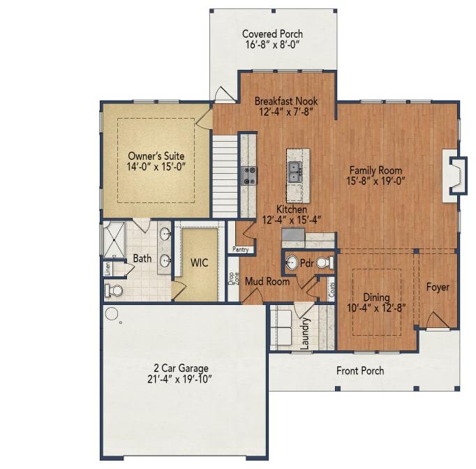 715 Exeter Street Carthage, NC 28327 - Photo 4 of 47 Devon 1st floor Dec 2019