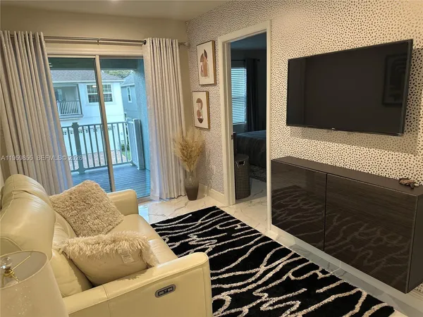 a living room with a couch