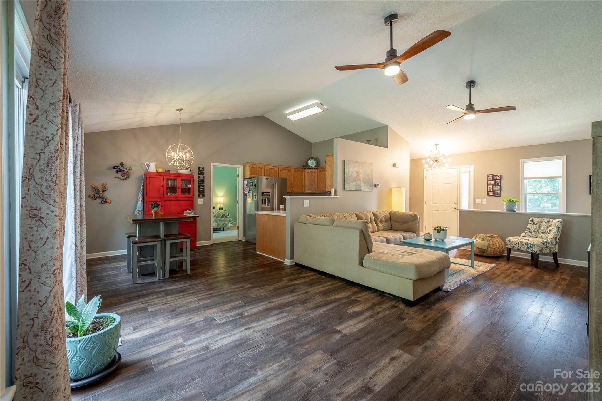 4331 Acorn Trace Morganton, NC 28655 - Photo 5 of 22 a living room with furniture kitchen view and a wooden floor