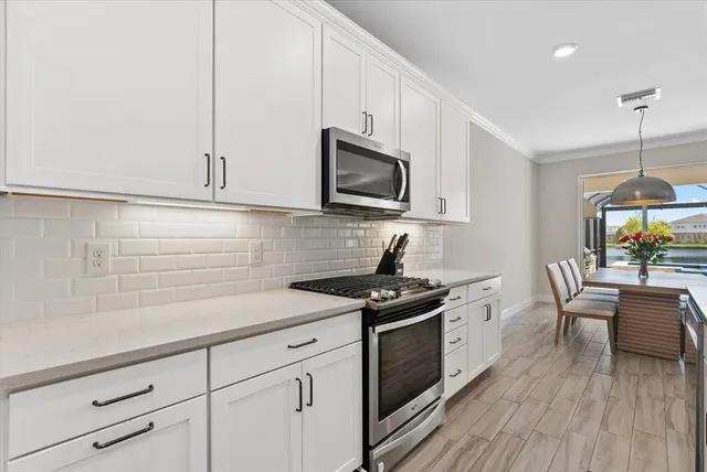 a close view of stove