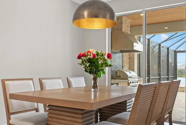 a bathroom with a tub and shower