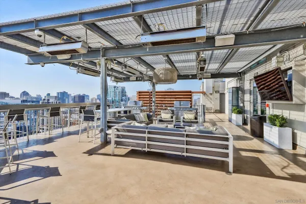 a view of roof deck