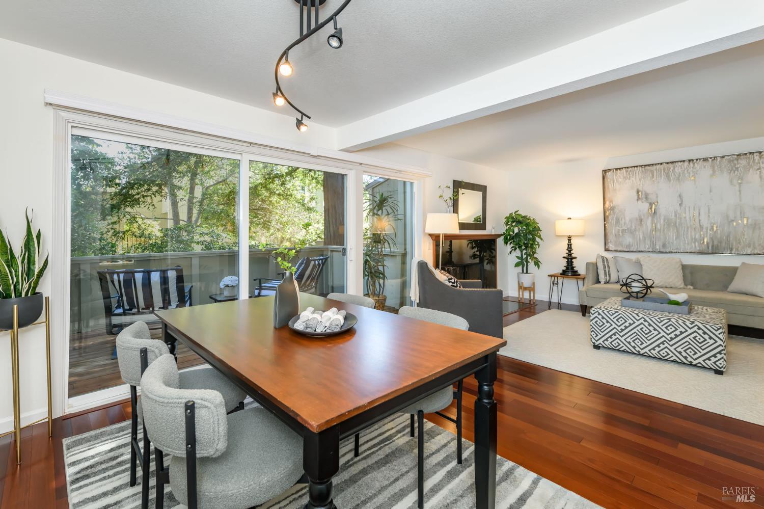 36 Schmidt Lane San Rafael, CA 94903 - Photo 11 of 31 a view of a dining room with furniture window and wooden floor