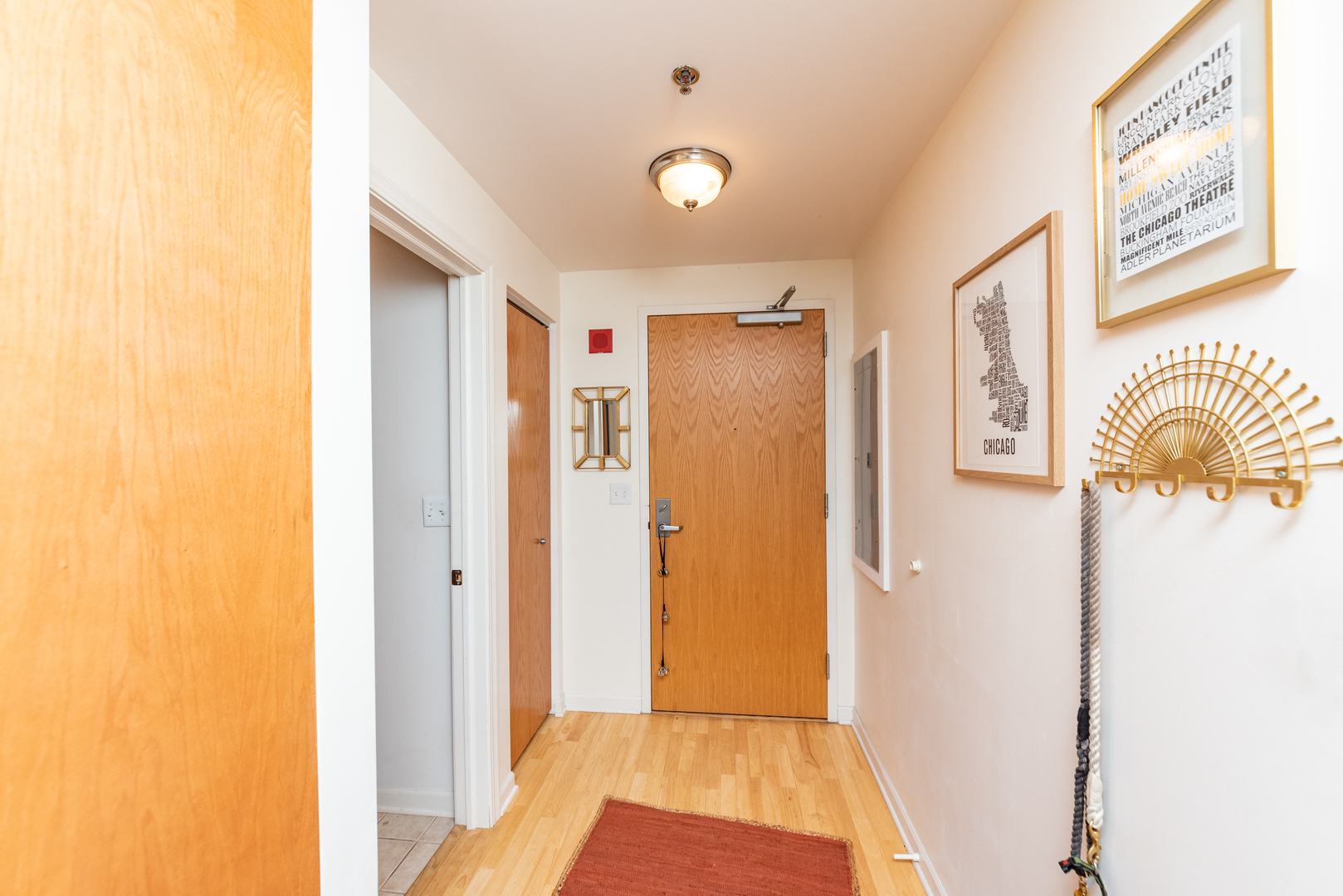 1250 South Indiana Avenue, Unit 812 Chicago, IL 60605 - Photo 11 of 23 a view of a hallway with front door