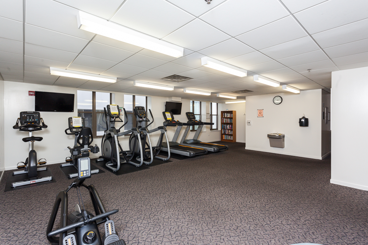 1250 South Indiana Avenue, Unit 812 Chicago, IL 60605 - Photo 19 of 23 a view of a room with gym equipment