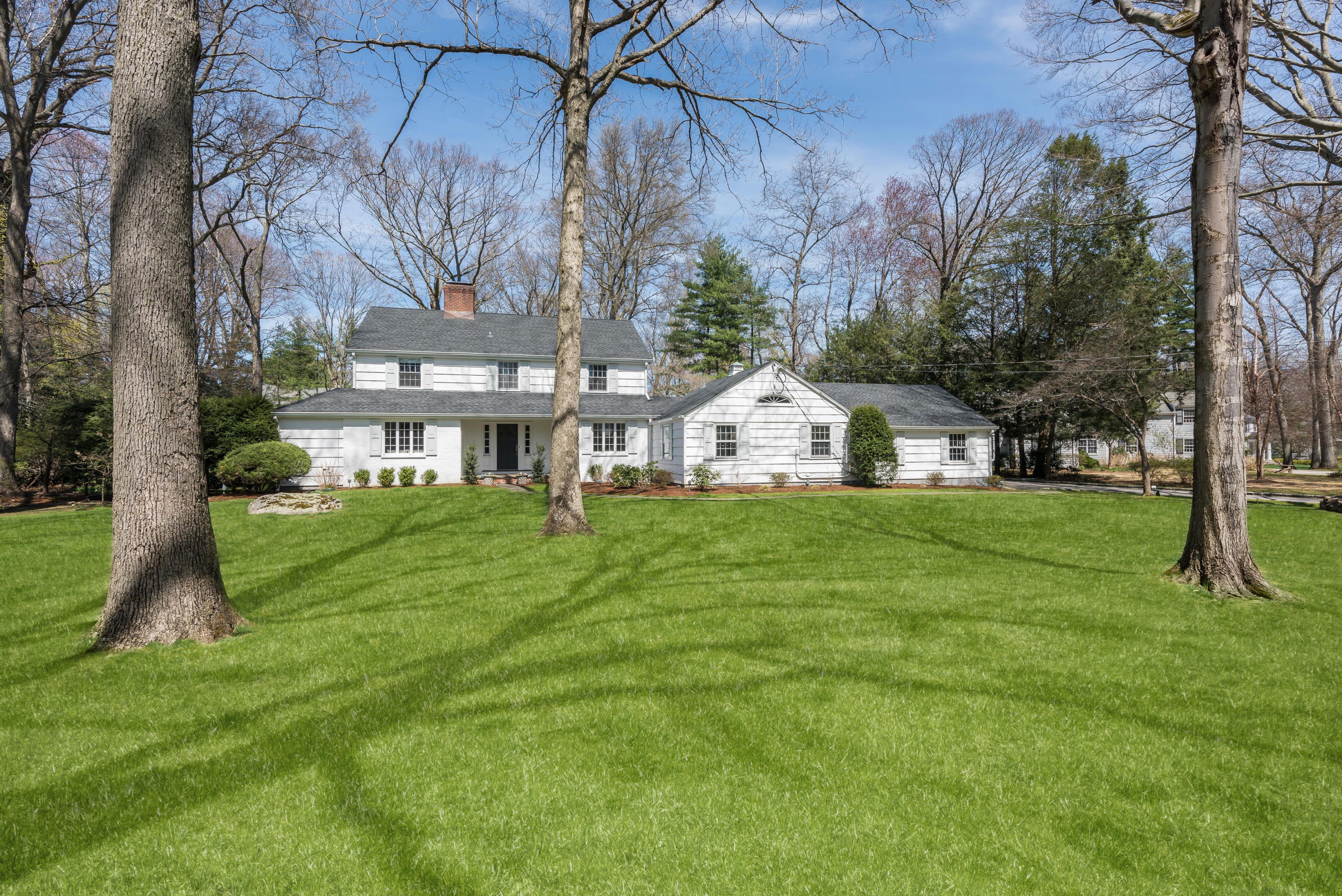 3 Haskell Lane Darien, CT 06820 - Photo 18 of 21 a view of house with garden