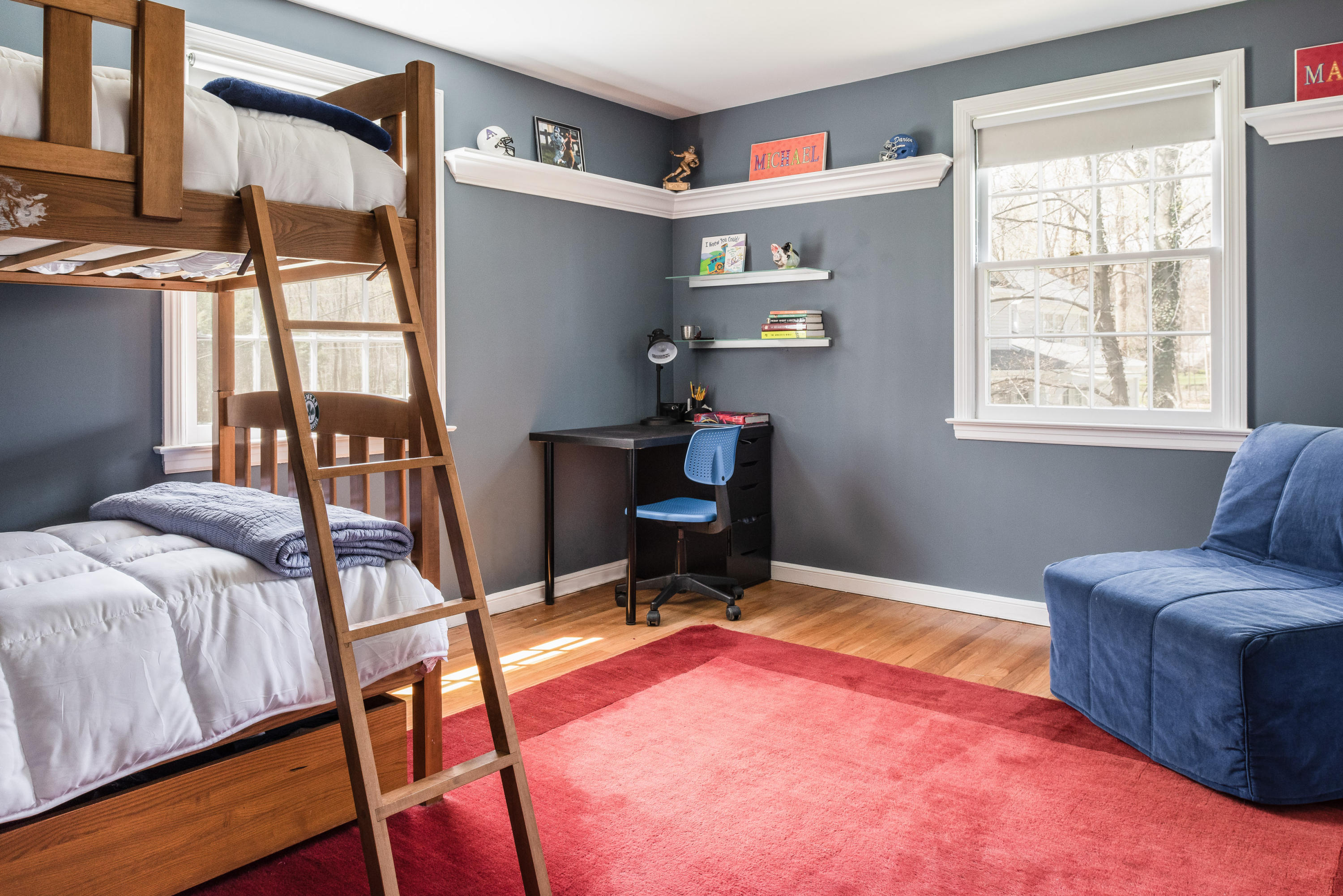 3 Haskell Lane Darien, CT 06820 - Photo 10 of 21 a bedroom with a bed and a window