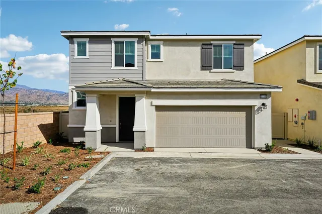 a view of a house with wooden roof and a fireplace
