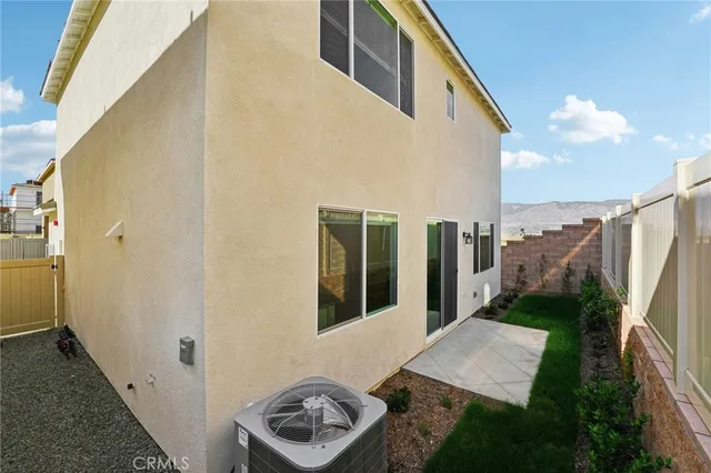 a backyard of a house