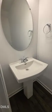 a view of a room with an empty space