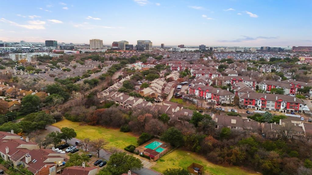 5619 Preston Oaks Road, Unit 305 Dallas, TX 75254 - Photo 30 of 35 an aerial view of a city
