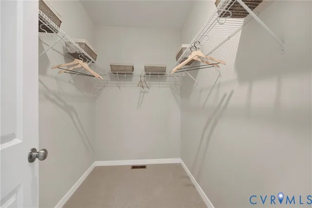 a view of walk in closet