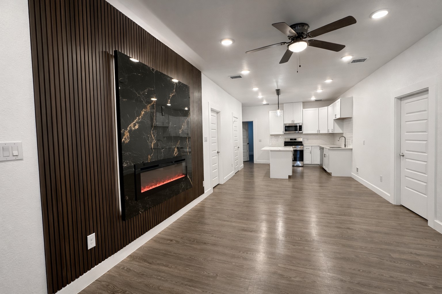 8141 Jeffery Street Houston, TX 77028 - Photo 3 of 27 a view of a kitchen with a sink and cabinets
