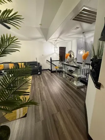 a view of outdoor space with seating area